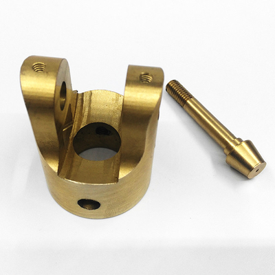 Parties usinées en cuivre CNC anodisé à couleur durable pour applications industrielles