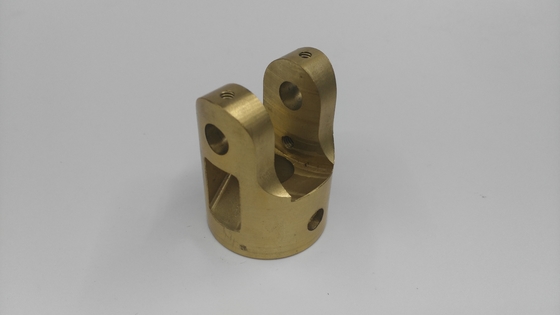 Parties usinées en cuivre CNC anodisé à couleur durable pour applications industrielles