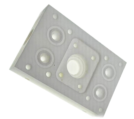 Commande numérique par ordinateur faite sur commande du téflon PTFE usinant 0.05mm polissant